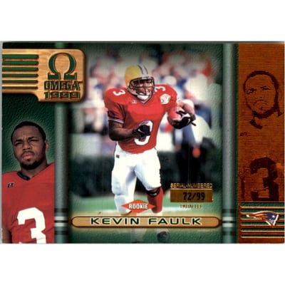 1999 Pacific Omega Copper #140 Kevin Faulk