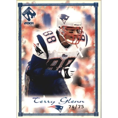 2001 Private Stock Blue Framed #57 Terry Glenn