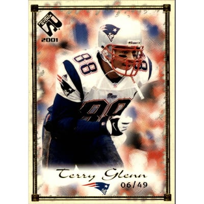 2001 Private Stock Gold Framed #57 Terry Glenn