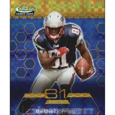 2003 Finest Xfractors #71 Bethel Johnson