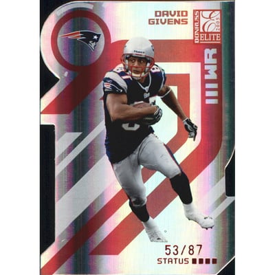 2005 Donruss Elite Status Red #57 David Givens/87