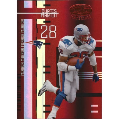 2005 Leaf Certified Materials Mirror Red #132 Curtis Martin