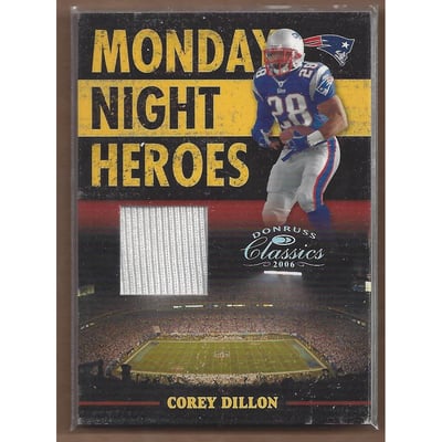 2006 Donruss Classics Monday Night Heroes Jerseys #9 Corey Dillon