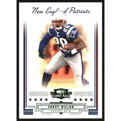 2006 Donruss Threads Retail Green #60 Corey Dillon
