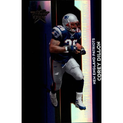 2006 Leaf Rookies and Stars Longevity Black Parallel #64 Corey Dillon