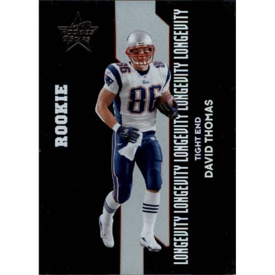 2006 Leaf Rookies and Stars Longevity Silver Parallel #217 David Thomas