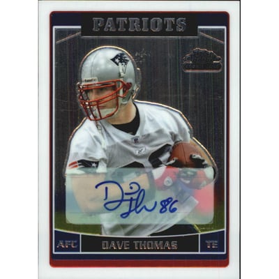 2006 Topps Chrome Rookie Autographs #236 David Thomas D