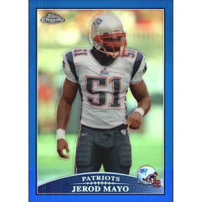 2009 Topps Chrome Blue Refractors #TC69 Jerod Mayo