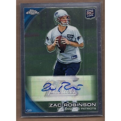 2010 Topps Chrome Rookie Autographs #C49 Zac Robinson B