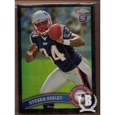 2011 Topps Chrome Black Refractors #193 Stevan Ridley