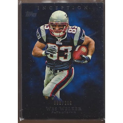 2011 Topps Inception Blue #62 Wes Welker