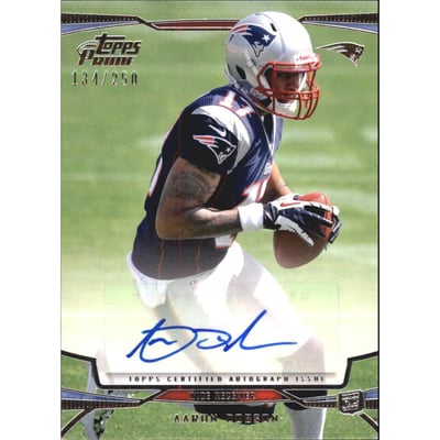2013 Topps Prime Autographs #124 Aaron Dobson/250