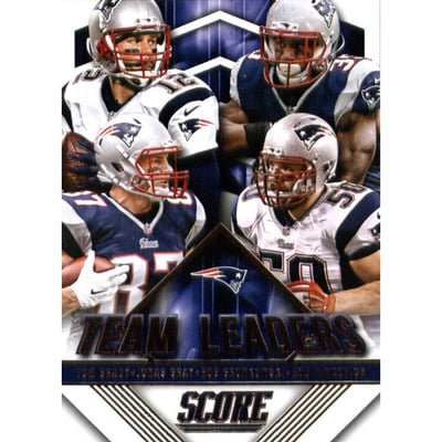 2015 Score Team Leaders #1 Jonas Gray/Rob Gronkowski/Rob Ninkovich/Tom Brady