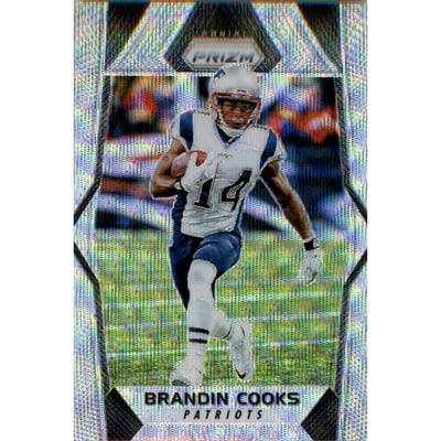 2017 Panini Prizm Prizms Blue Wave #53 Brandin Cooks