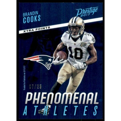 2017 Prestige Phenomenal Athletes Xtra Points Platinum #34 Brandin Cooks