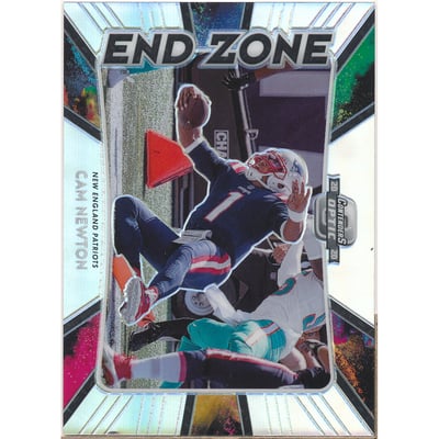 2020 Panini Contenders Optic End Zone #8 Cam Newton