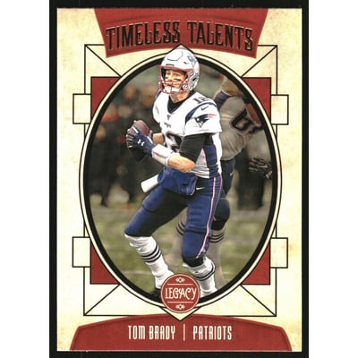 2020 Panini Legacy Timeless Talents #2 Tom Brady