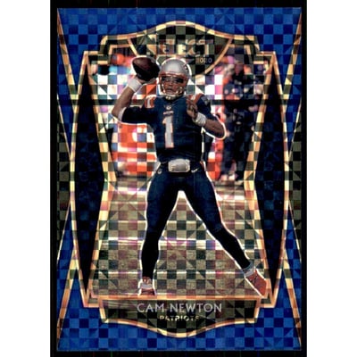 2020 Select Prizm Blue #136 Cam Newton