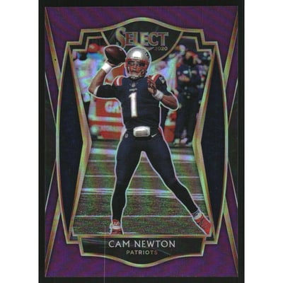 2020 Select Prizm Purple #136 Cam Newton