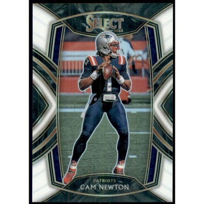 2020 Select Prizm White #236 Cam Newton