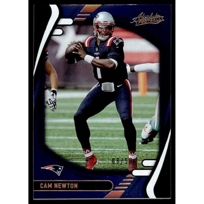 2021 Absolute Spectrum Blue #27 Cam Newton