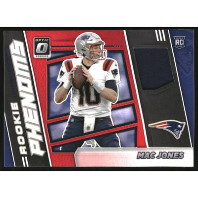 2021 Donruss Optic Rookie Phenoms Jerseys Horizontal Red #6 Mac Jones