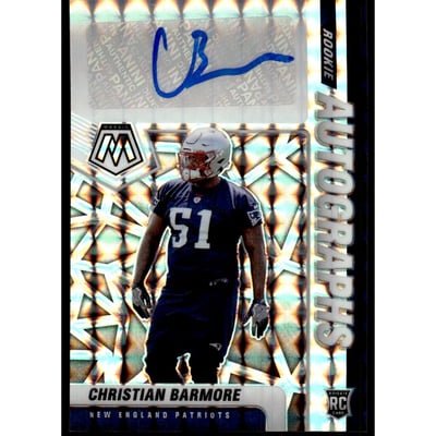 2021 Panini Mosaic Rookie Autographs Mosaic #65 Christian Barmore