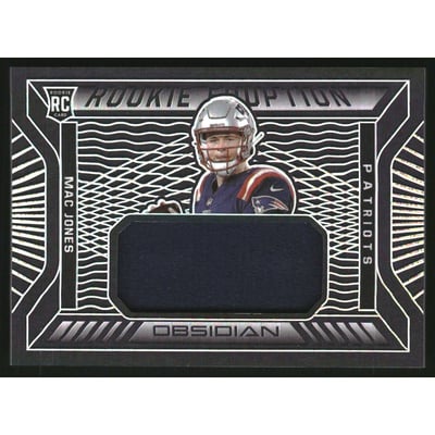 2021 Panini Obsidian Rookie Eruption Materials #5 Mac Jones