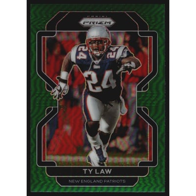 2021 Panini Prizm Prizms Green #103 Ty Law