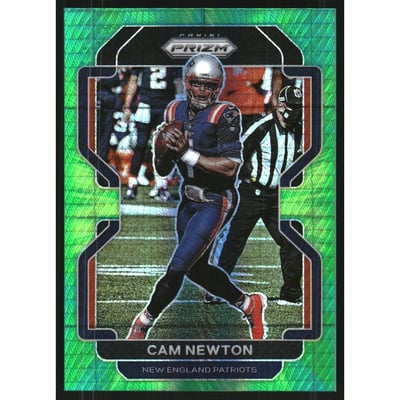 2021 Panini Prizm Prizms Hyper #96 Cam Newton