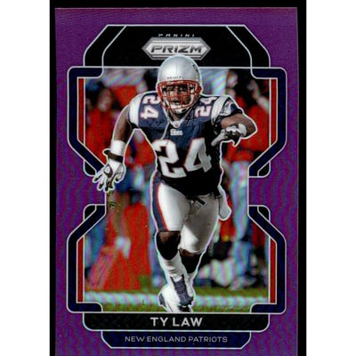2021 Panini Prizm Prizms Purple #103 Ty Law