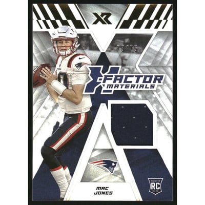 2021 Panini XR X-Factor Materials #24 Mac Jones