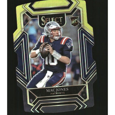 2021 Select Prizm Black and Gold Die Cut #251 Mac Jones