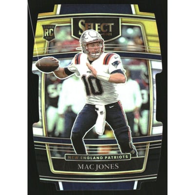 2021 Select Prizm Black and Gold Die Cut #51 Mac Jones