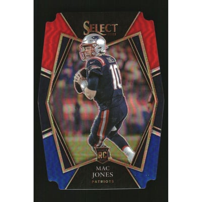 2021 Select Prizm Red and Blue Die Cut #151 Mac Jones