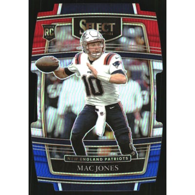 2021 Select Prizm Red and Blue Die Cut #51 Mac Jones