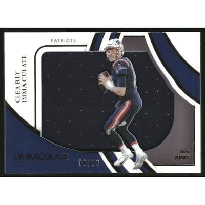 2022 Immaculate Collection Clearly Immaculate Jerseys #11 Mac Jones/99