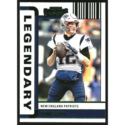 2022 Panini Contenders Legendary Contenders Emerald #4 Tom Brady