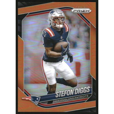 2025 Panini Prizm Prizms Orange #182 Stefon Diggs
