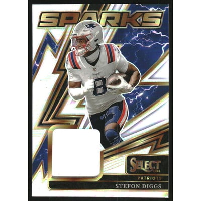 2025 Select Sparks Materials Prizm #40 Stefon Diggs