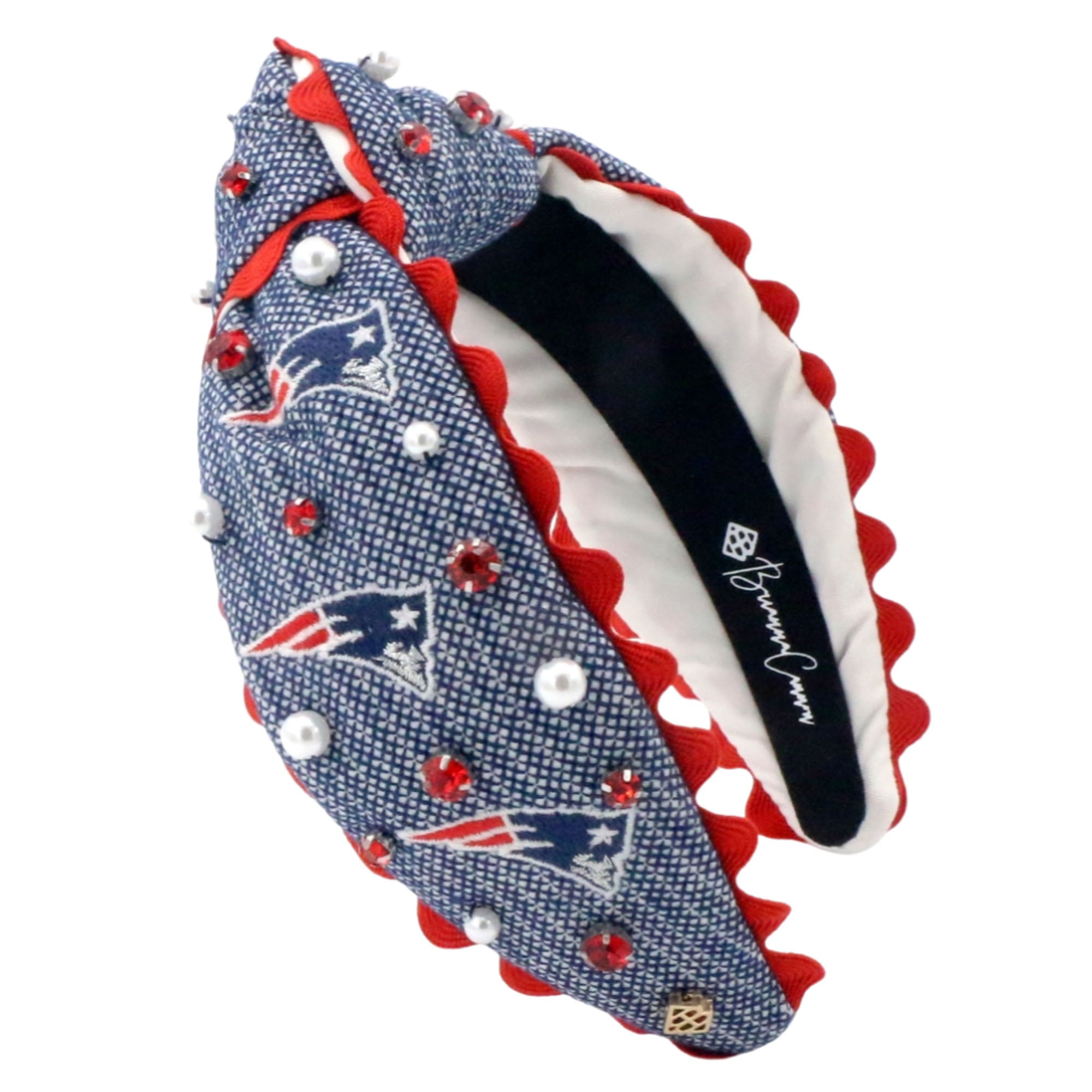 52 Brianna Cannon Women\'s Kansas Jayhawks Cross Stitch Headband Brianna Cannon – Card and Cloth main image 4