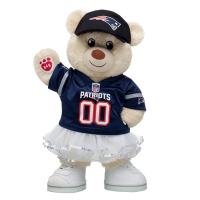  New England Patriots Build-A-Bear Happy Hugs Teddy Bear