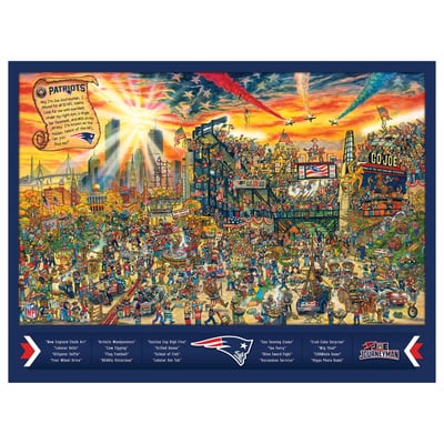 New England Patriots Fanpoint 500-Piece Joe Journeyman Puzzle