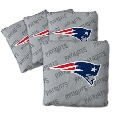 New England Patriots Fanpoint Four-Piece Cornhole Bag Set