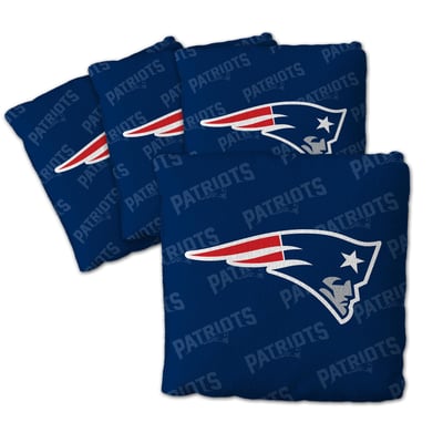 New England Patriots Fanpoint Four-Piece Cornhole Bag Set