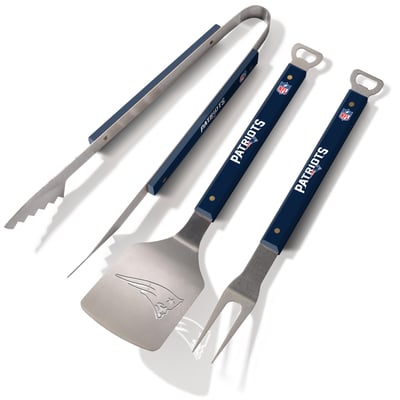 New England Patriots Fanpoint Spirit Series 3-Piece BBQ Set