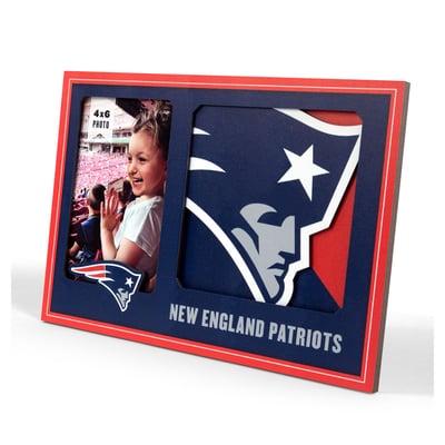 New England Patriots IDNA 3D Logo Series Picture Frame