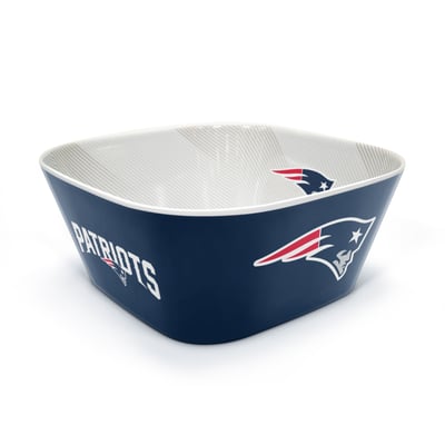 New England Patriots IDNA Large Party Bowl
