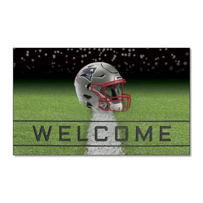 New England Patriots Logo Brands 18" x 30" Crumb Rubber Door Mat