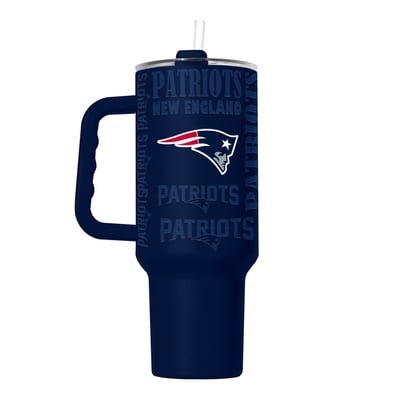  New England Patriots Logo Brands 40oz. Replay Powder Coat Tumbler